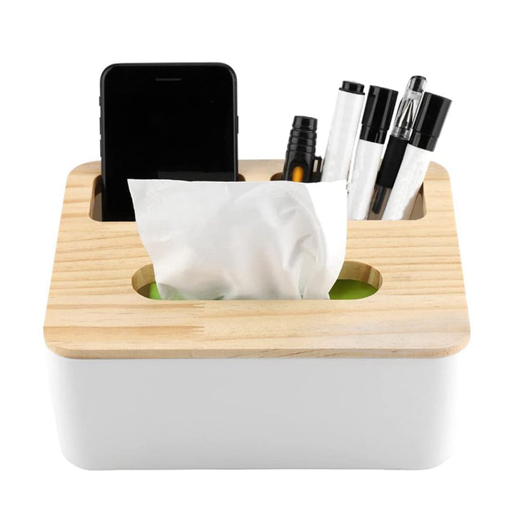 Tissue Box Organizer With Removable Lid Suitable For Daily Use