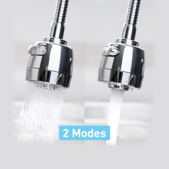 360 Flexible Nozzle Spout Faucet Extender Water Saving Kitchen Sink Tap Faucet Extender