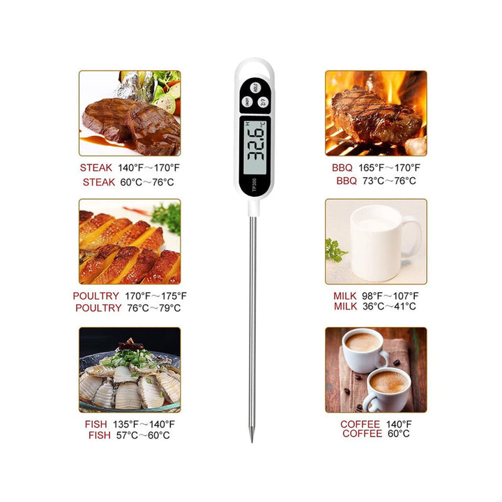 Cooking Thermometer, Digital Meat Food Thermometer Instant Read