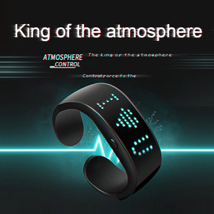 LED Light Wristband Bracelet Colorful Display Dynamic LED Light Bluetooth Bracelet