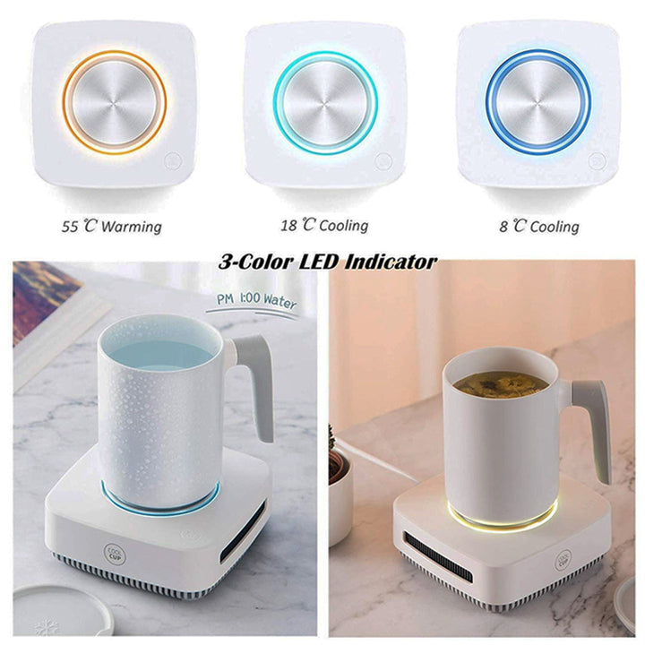 Coffee Warmer Cup Cooler Desktop 2in1 (8℃ & 18℃ Cooling - 55℃ Heating)