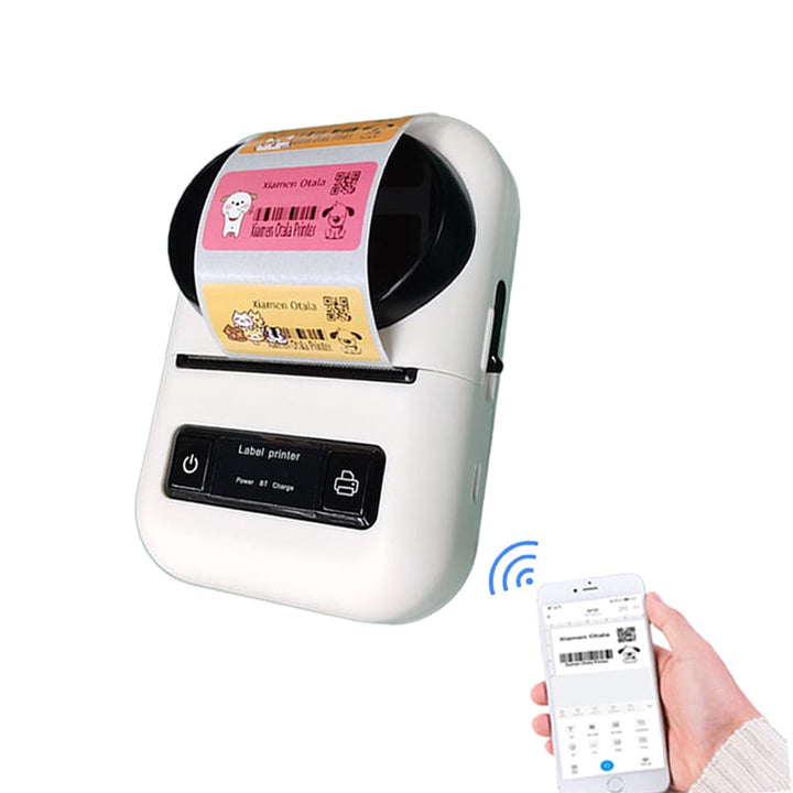 Mini Portable Rechargeable Bluetooth Smartphone Thermal Label Printer