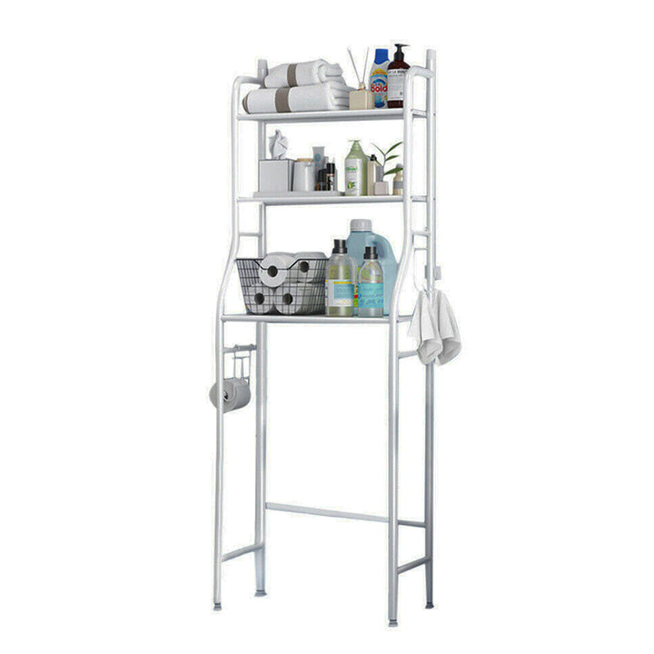 Toilet Rack Space Saver Metal Bathroom Storage Shelf