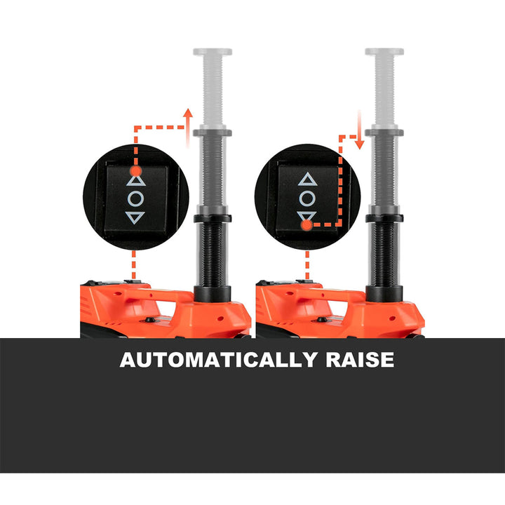 3 in 1 Electric Hydraulic Car Jack (Car Jack + Air Blower + LED Flashlight)