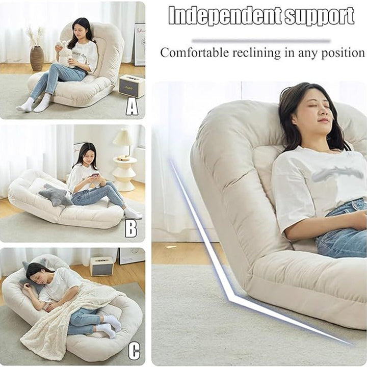 Multi-functional floor reclining seat