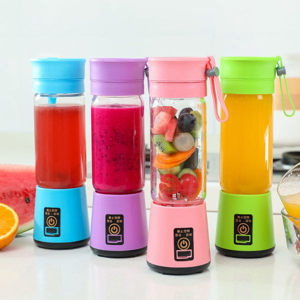 Portable Blender Juicer Cup USB Rechargeable Electric Automatic