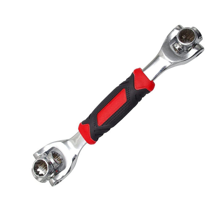 Universal Wrench 48-in-1 Multifunction Hand Tool with Spline Bolts 360 Degree Revolving Spanner