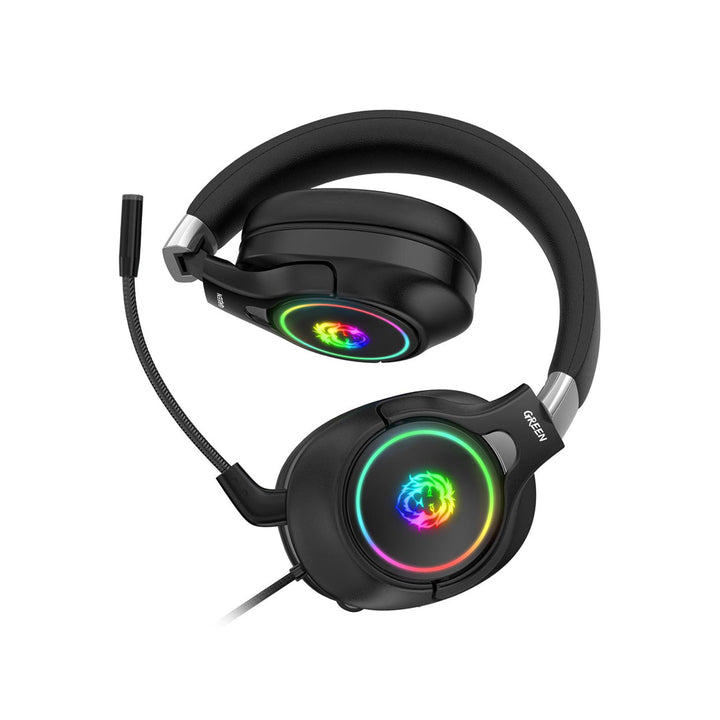 Green K10 RGB Professional Gaming Headphones