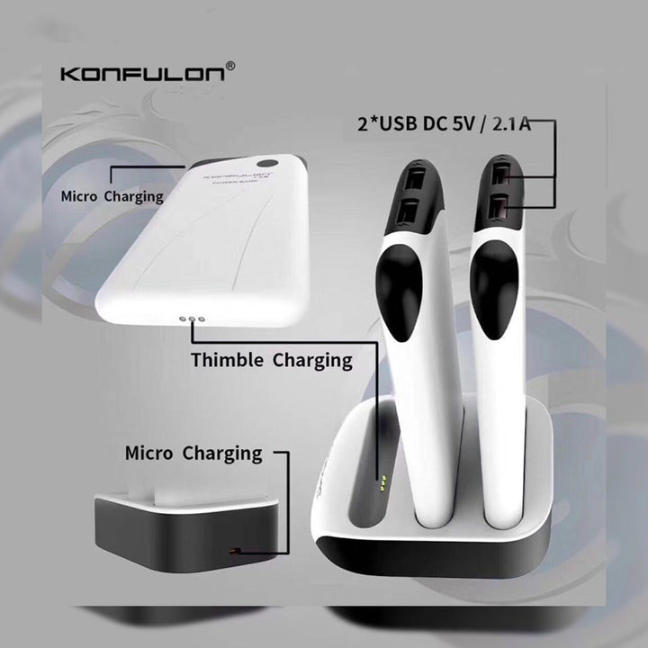 Konfulon 3 x 10000 mAh Power Station totaly 30000mah