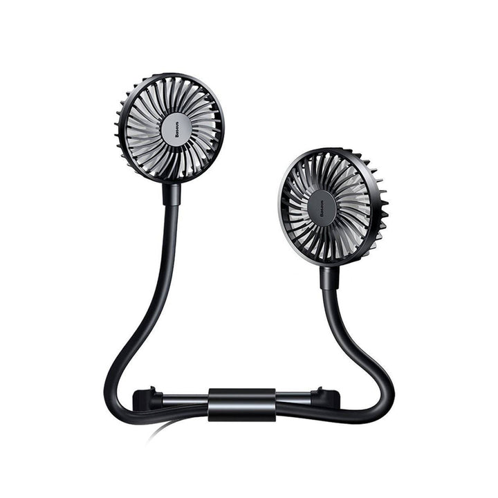 Baseus Blustery Car Dual Fan Neck Fan for Headrest 360 Degree Rotating Fan