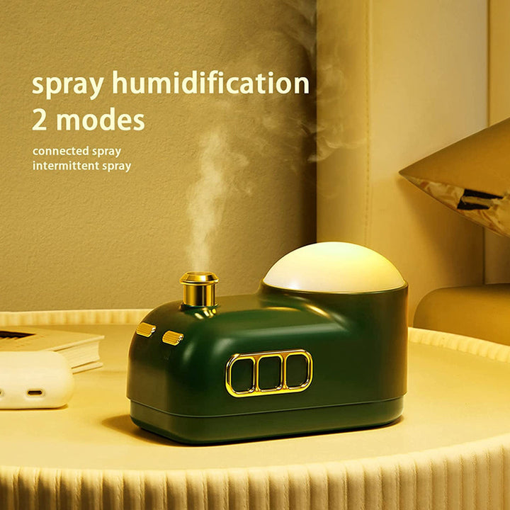 Portable Ultrasonic Air Humidifier with Three LED Night Lighting Modes  