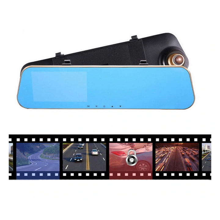 Car Blackbox DVR Front Mirror Camera For Front And Back Recording