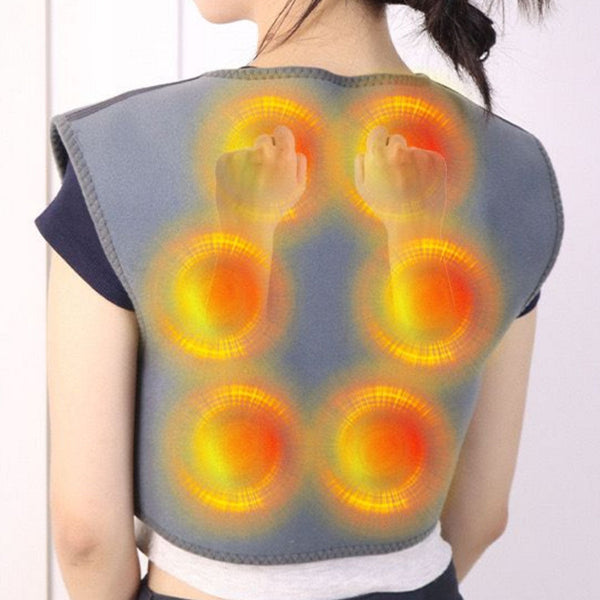 Thermal Massage Vest with Adjustable Levels and Control Buttons to Relieve Muscle Pain And Tension