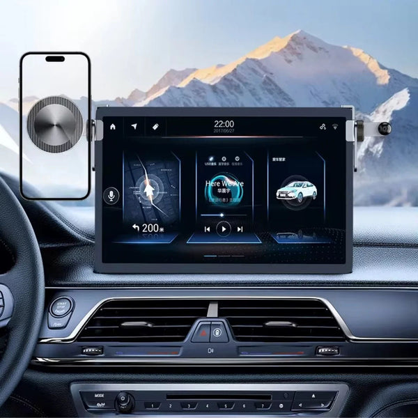 Magnetic Car Phone Holder with 360 Degree Adjustable Screen Frame