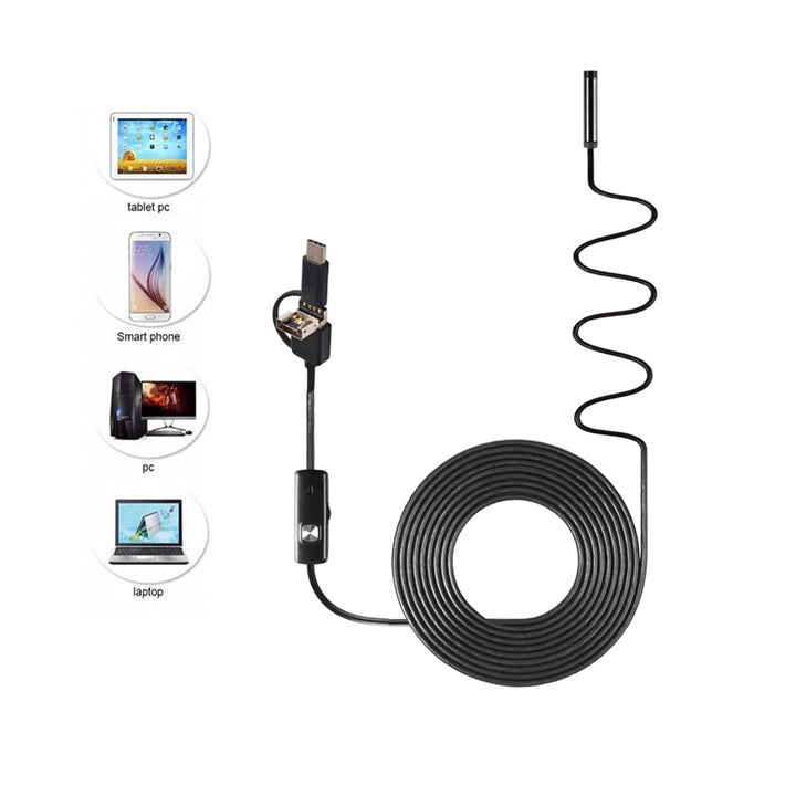 Industrial Endoscope Camera 3.9MM Mini IP67 Waterproof USB Borescope Inspection Camera