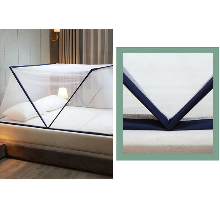 Folding mosquito net that repels the smallest insects, size 125 cm x 63 cm x 55 cm 