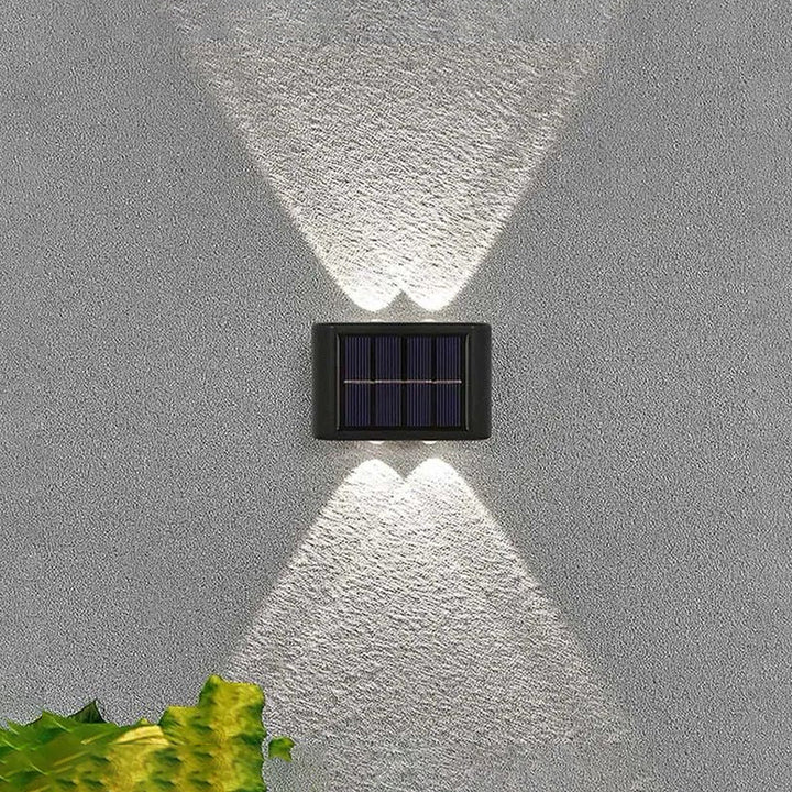 Waterproof LED Outdoor Solar Wall Light Up and Down Lighting for Your Garden 