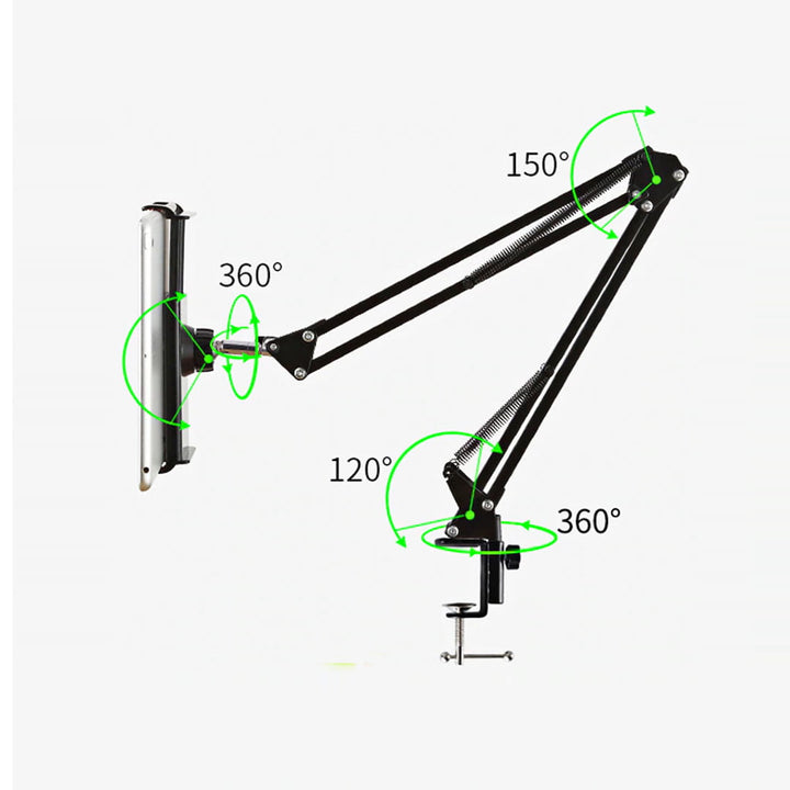 Bedside Lazy Holder Universal Stand for 4 to 11 inch Tablet & Cell Phone Mount