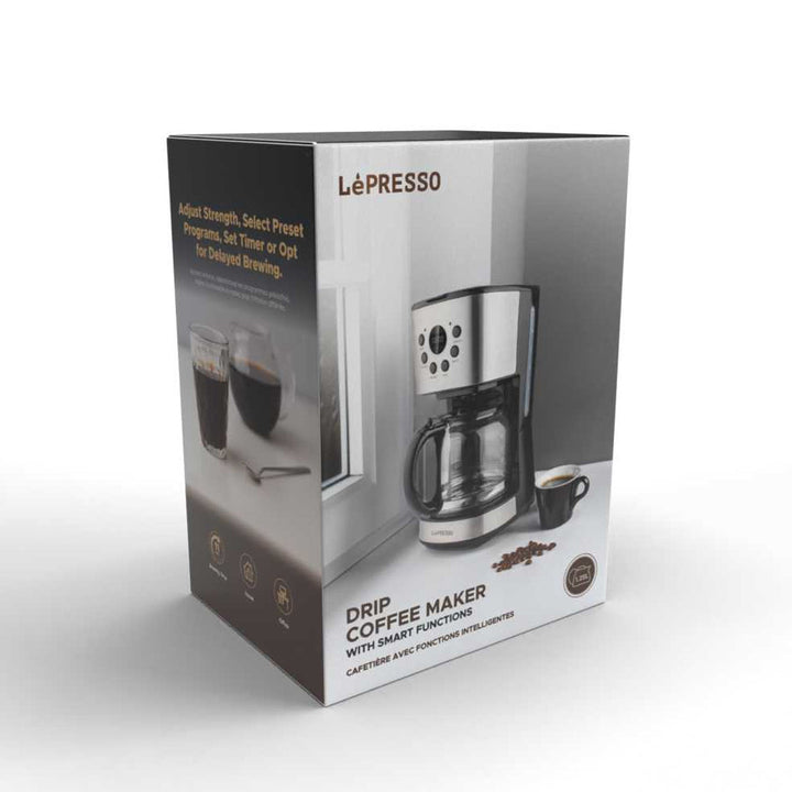 LePresso Digital Drip Coffee Maker with Smart Functions 1.5L 900W