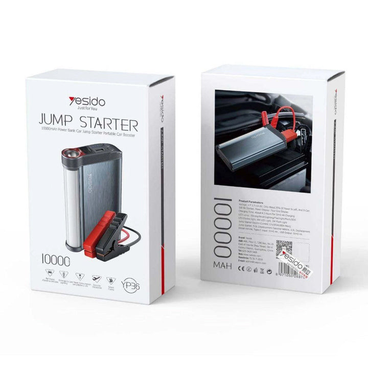 Yesido Jump Starter 10000mAH Power Bank Car Jump Starter 