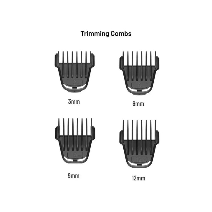 Porodo Wide T-Blade Beard Trimmer 4 Combs Included