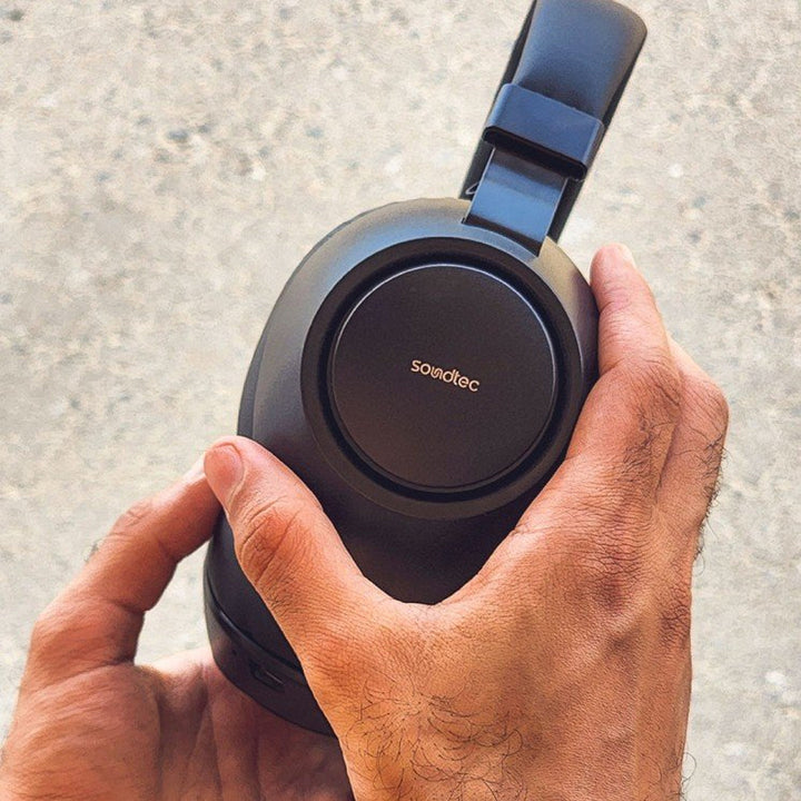 Porodo SoundTech Wireless Over-Ear Bluetooth Headphones with Deep Noise Canceling