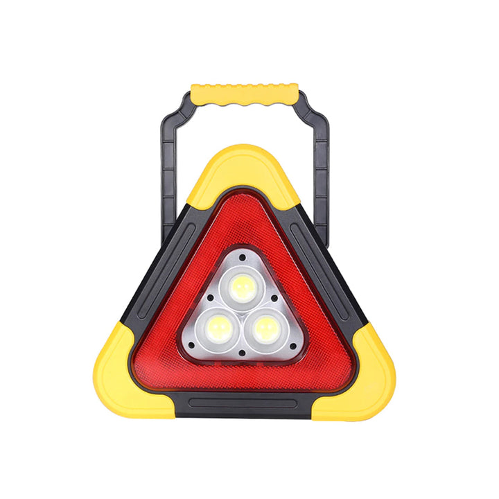 EMERGENCY WARNING TRIANGLE LIGHT - SOLAR & USB CHARGING