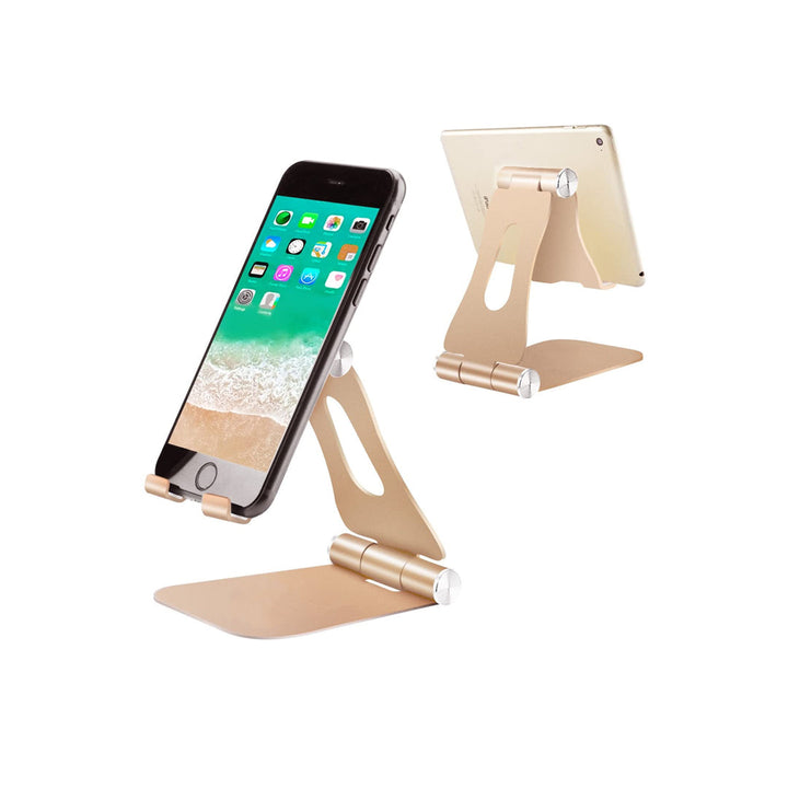 Simpeak Dual Foldable Aluminum Universal Phone Stand Holder 