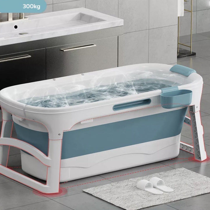 Portable Bathtub Large Folding Plastic Adult Bathtub with Cover