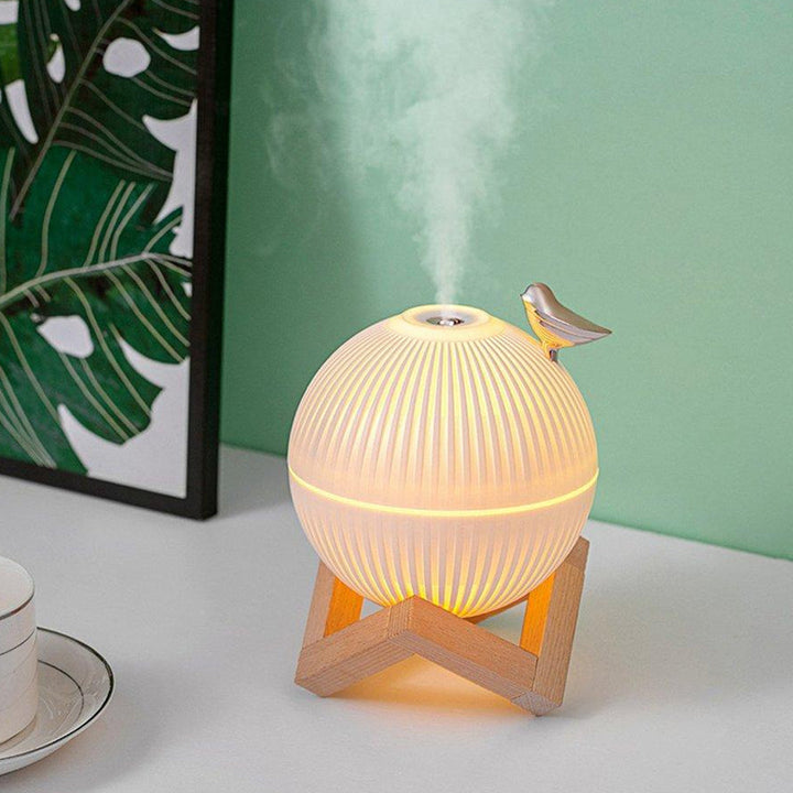 330 ml USB Cool Mist Maker Air Humidifier With Warm LED Lamp Mini Aroma Diffuser