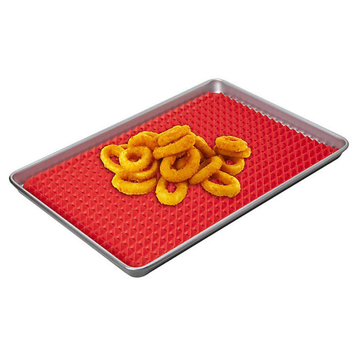 Pyramid Pan Silicone Baking Mat, Heat Resistant, Half Sheet, Fat Reducing Mats