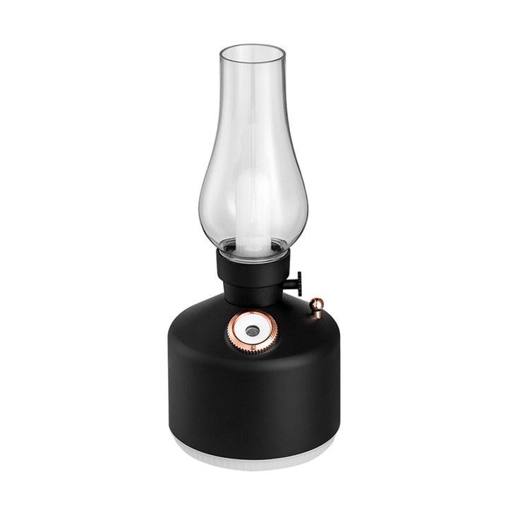 Portable Air Humidifier with Retro Style USB rechargeable LED Night Light Kerosene Bedside Lamp