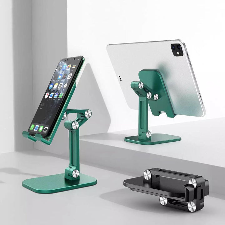 Foldable Phone Holder Stand Adjustable Telescopic Desktop Tablet Bracket Mount 