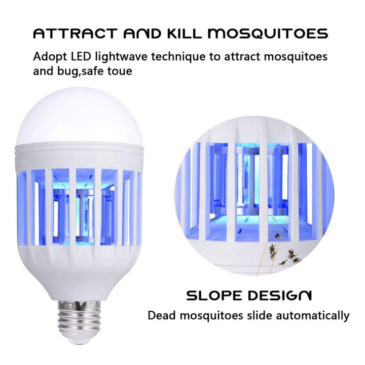 Mosquito Killer Lamp, Bug Zapper Light Bulb, Electronic Insect Killer