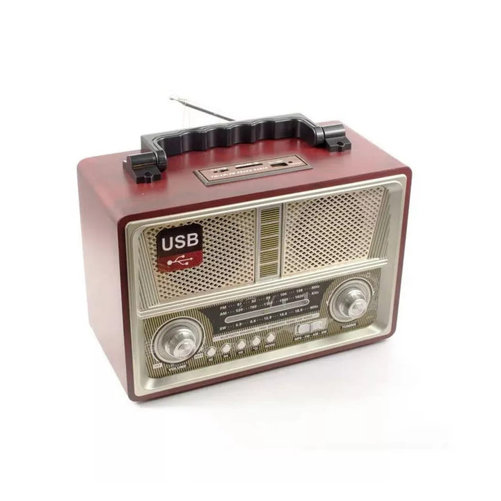 KEMAI MD-1802 BT Classical Multimedia Antique Vintage Retro Bluetooth Portable Radio