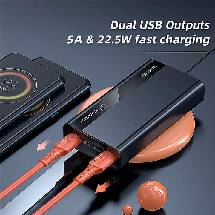 Konfulon A16Q Powerbank 20000mAh Fast Charging 22.5w