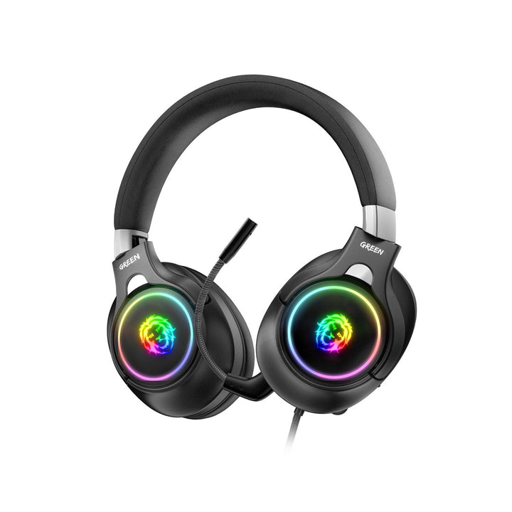 Green K10 RGB Professional Gaming Headphones