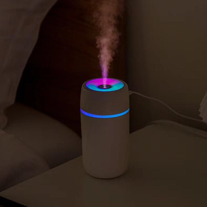 Night light humidifier with fine mist 300ml USB humidifier