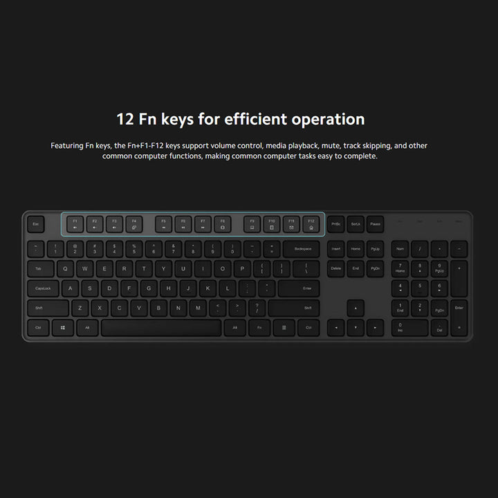 Xiaomi Wireless Keyboard and Mouse Combo Wear-Resistant and Practical