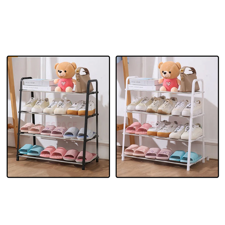 High Quality Space Saving 4-Layer Multi-Layer Shoe Rack for Shoe Storage
