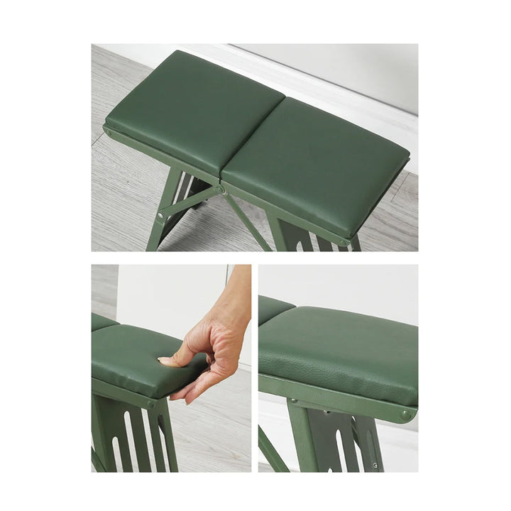 Steel Portable Folding Stool Chair High Load-bearing Handle