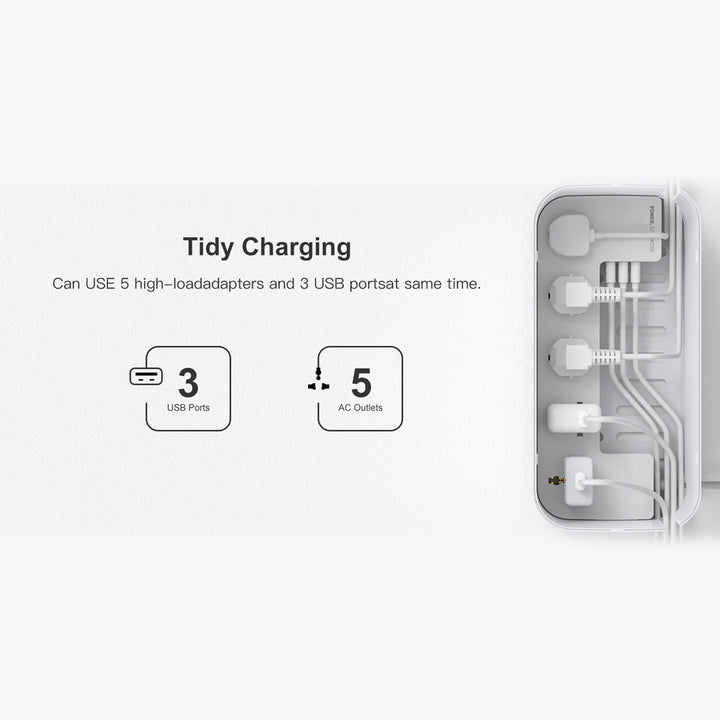 BoxPro 2500W 3-in-1 power strip