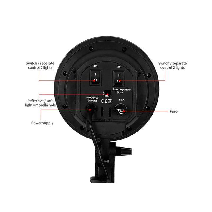 Photography 50x70CM Lighting Four Lamp Softbox Kit