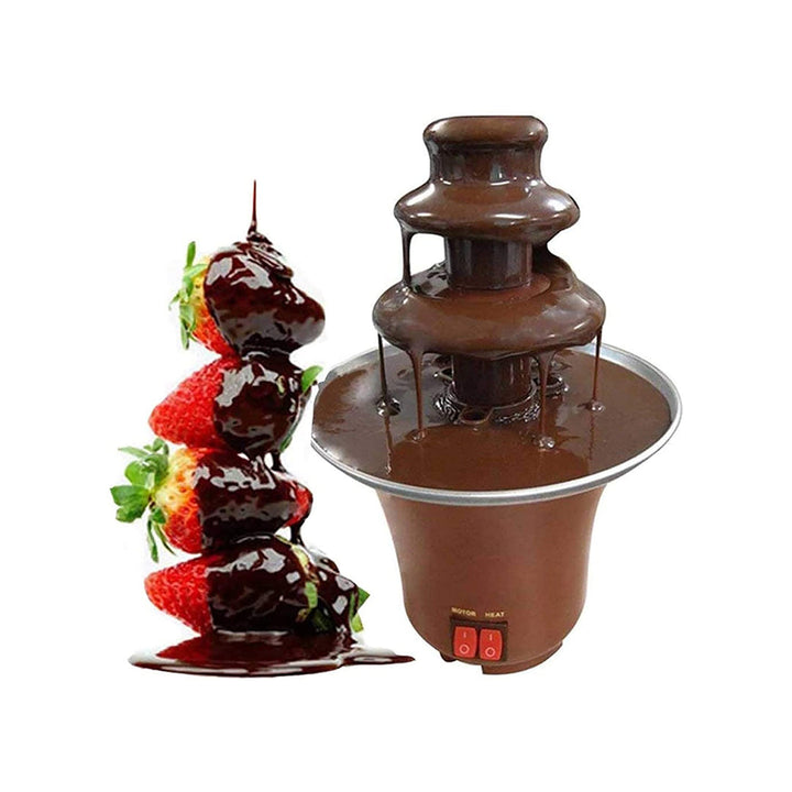 Mini Portable Electric Chocolate Fountain Three Decks