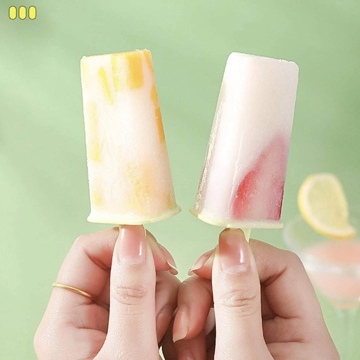 Plastic DIY Popsicle Ice Cream Mold with 8 Sticks