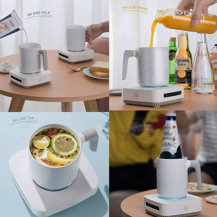 Coffee Warmer Cup Cooler Desktop 2in1 (8℃ & 18℃ Cooling - 55℃ Heating)