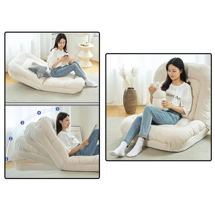 Multi-functional floor reclining seat