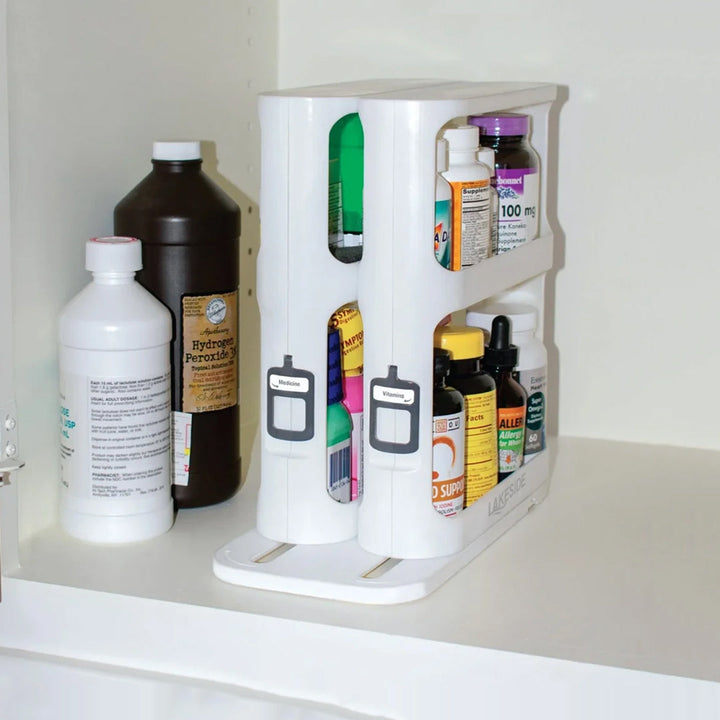 Modular Rotating Spice Rack Organizer