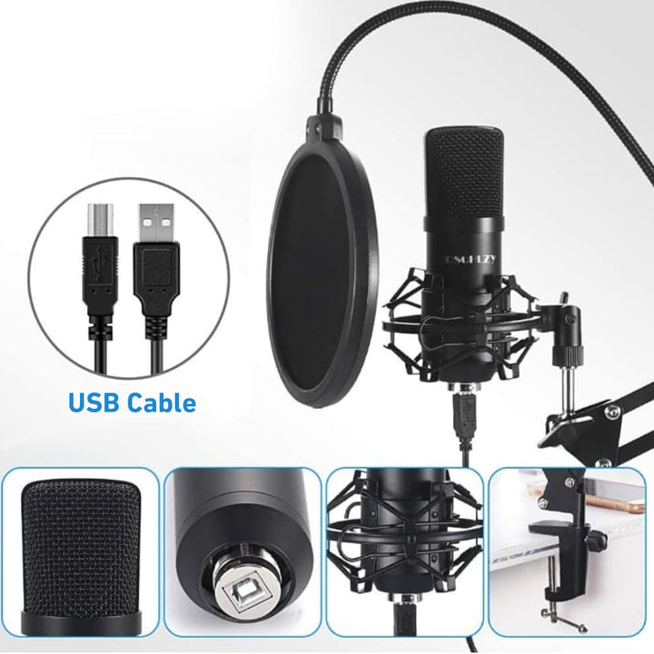 USB Streaming Podcast Microphone Kit