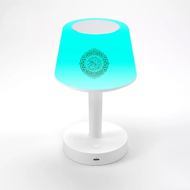 Desk Lamp Qur'an Speaker/Azan Clock/Bluetooth, 7 Colors LED Touch Table Lamp